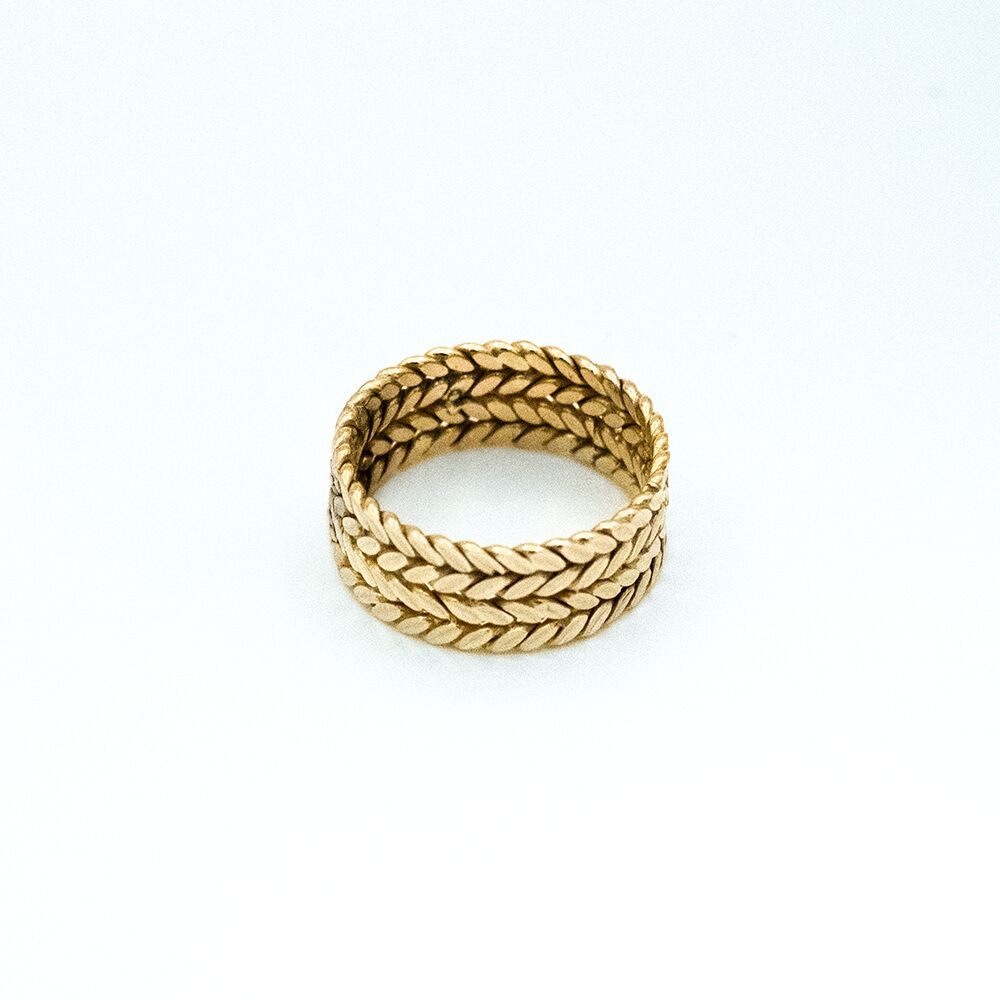 14 Ayar Özün Nişanı Altın Yüzük