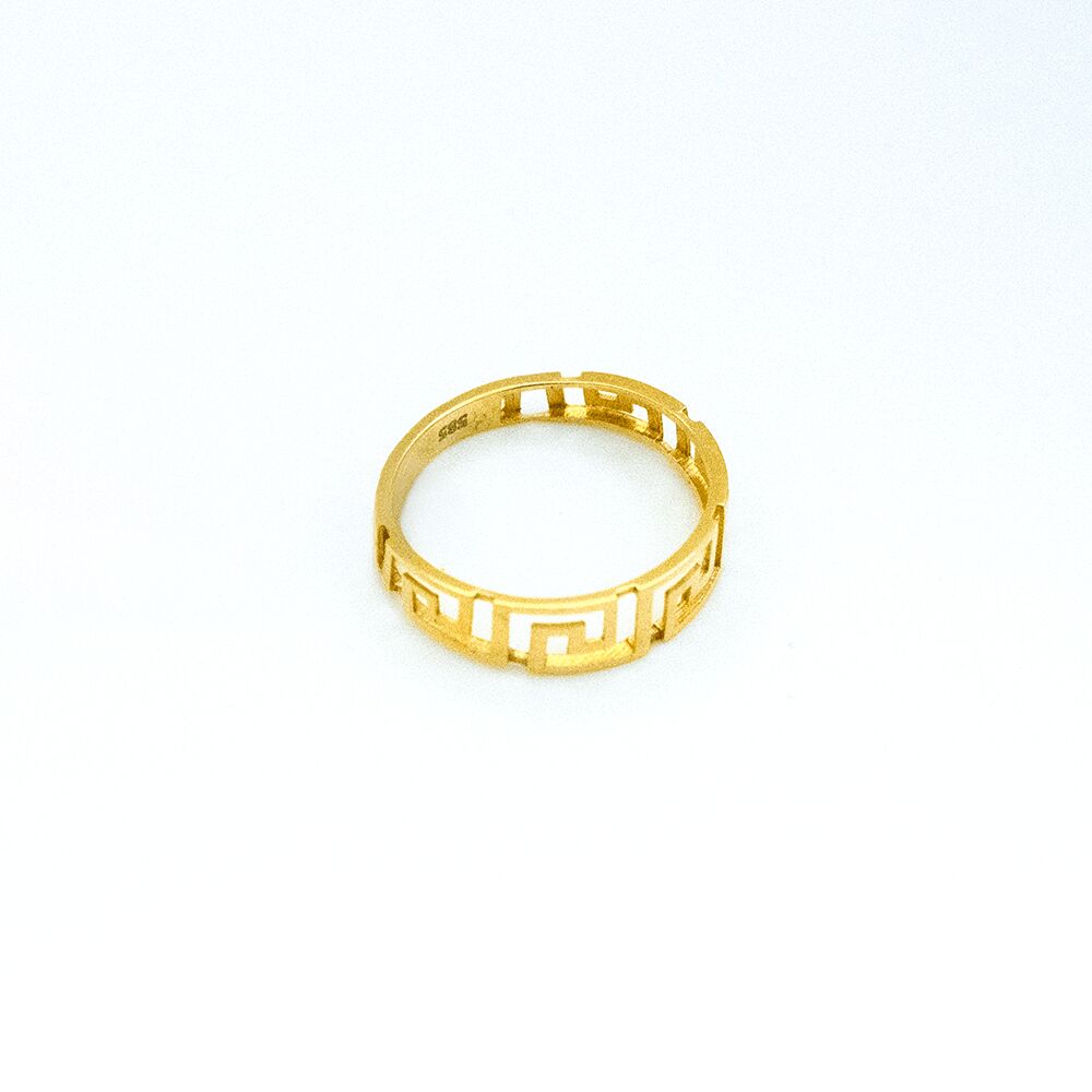 14 Ayar Deruni Melodi Altın Yüzük