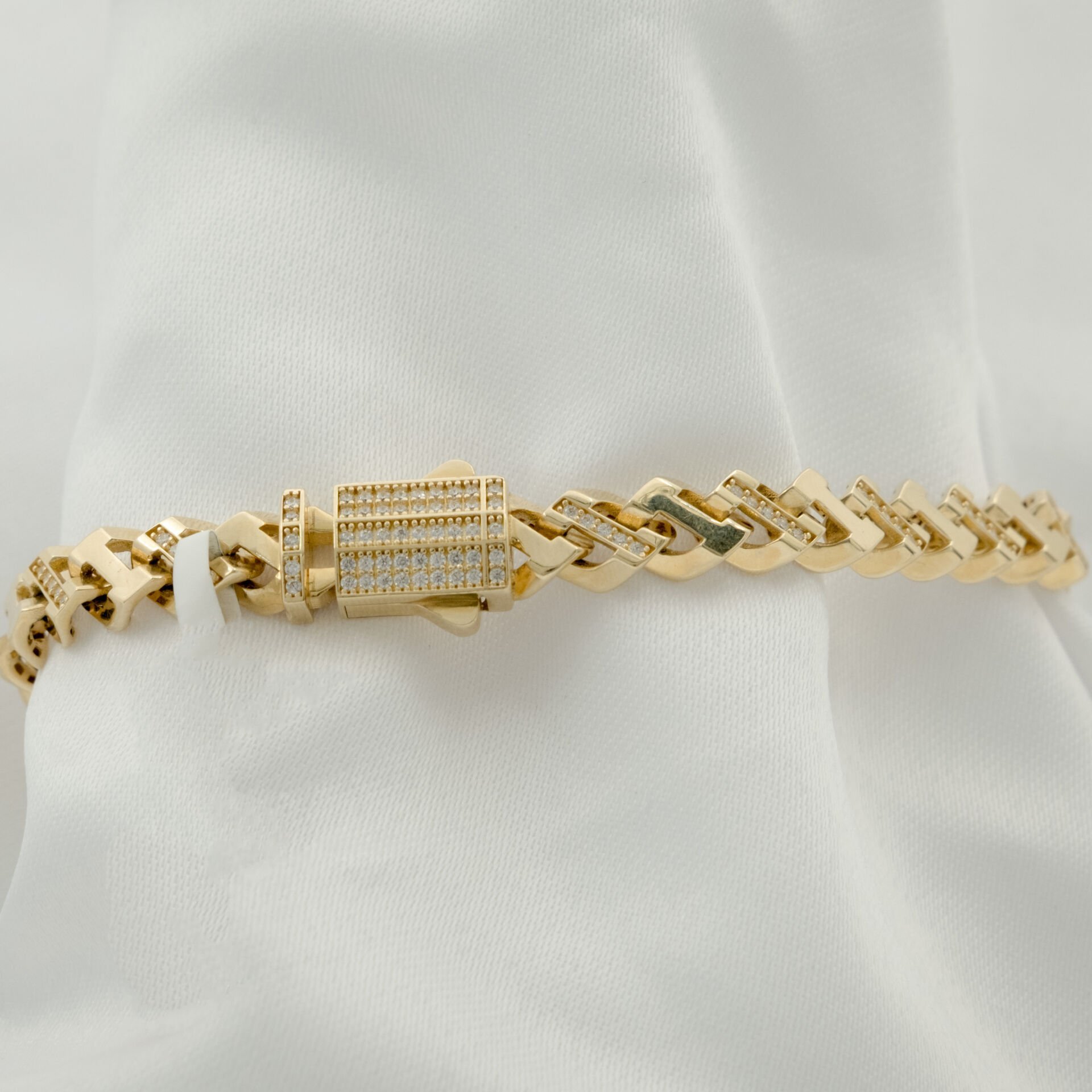 14 Ayar Gurmet Detaylı Altın Bileklik