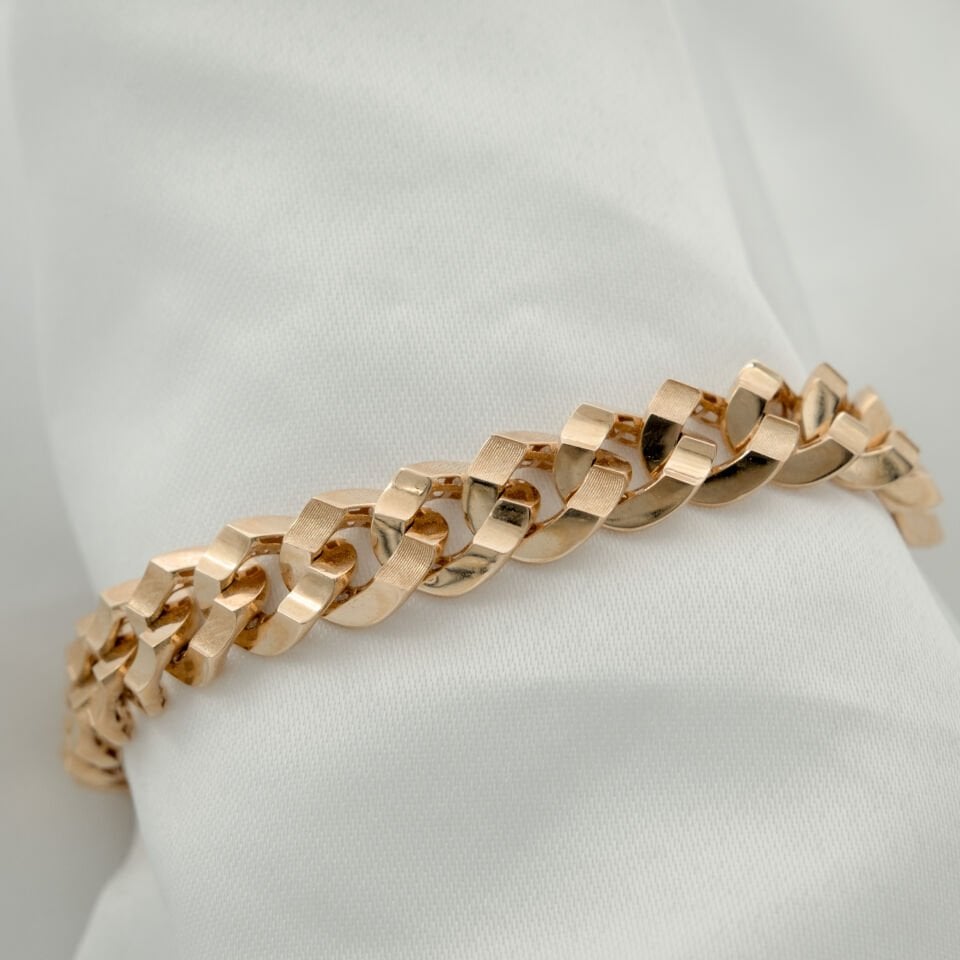 14 Ayar Gurmet Sıra Altın Bileklik