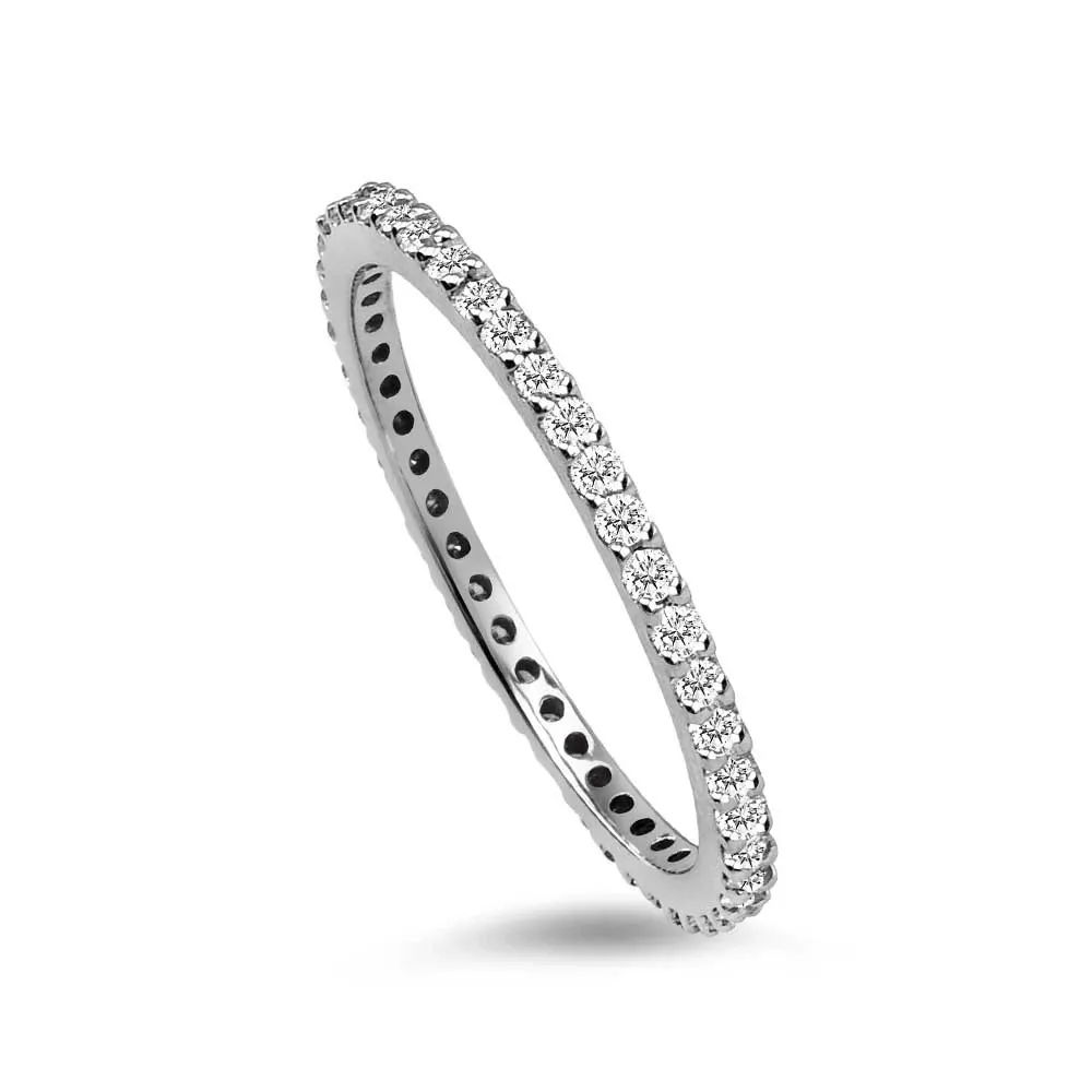 14 Ayar Küçük Taşlı Su Yolu Tamtur Altın Yüzük