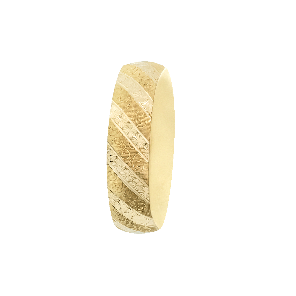 22 Ayar Çapraz Çizgili Noktalı Mega Gold Altın Bilezik 35 Gr