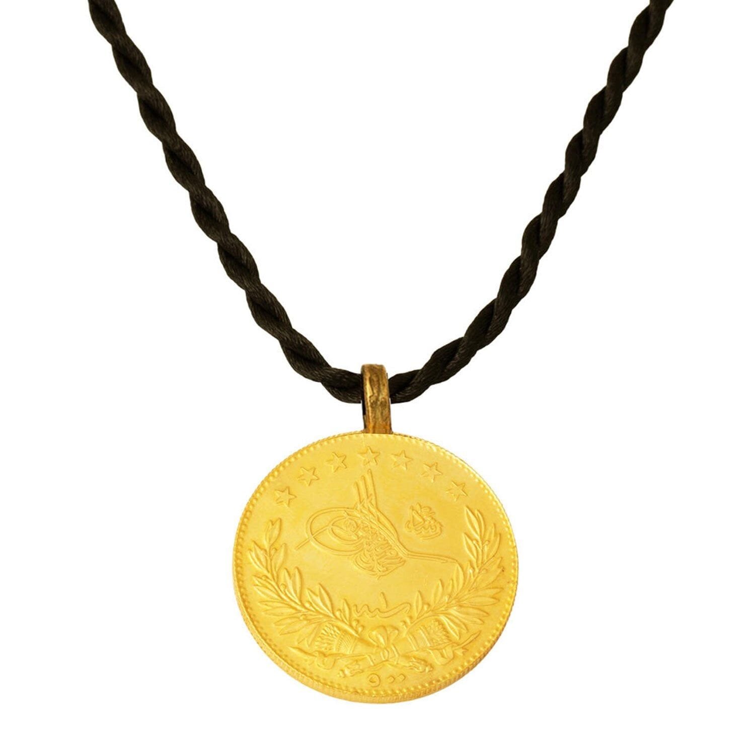 22 Ayar İpli Reşat İkibuçuklu Altın