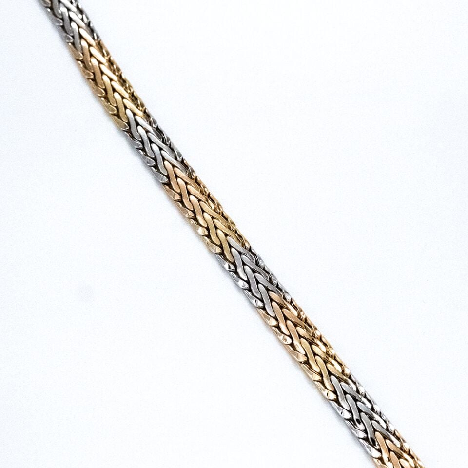 14 Ayar Renkli Kemer Model Altın Bileklik