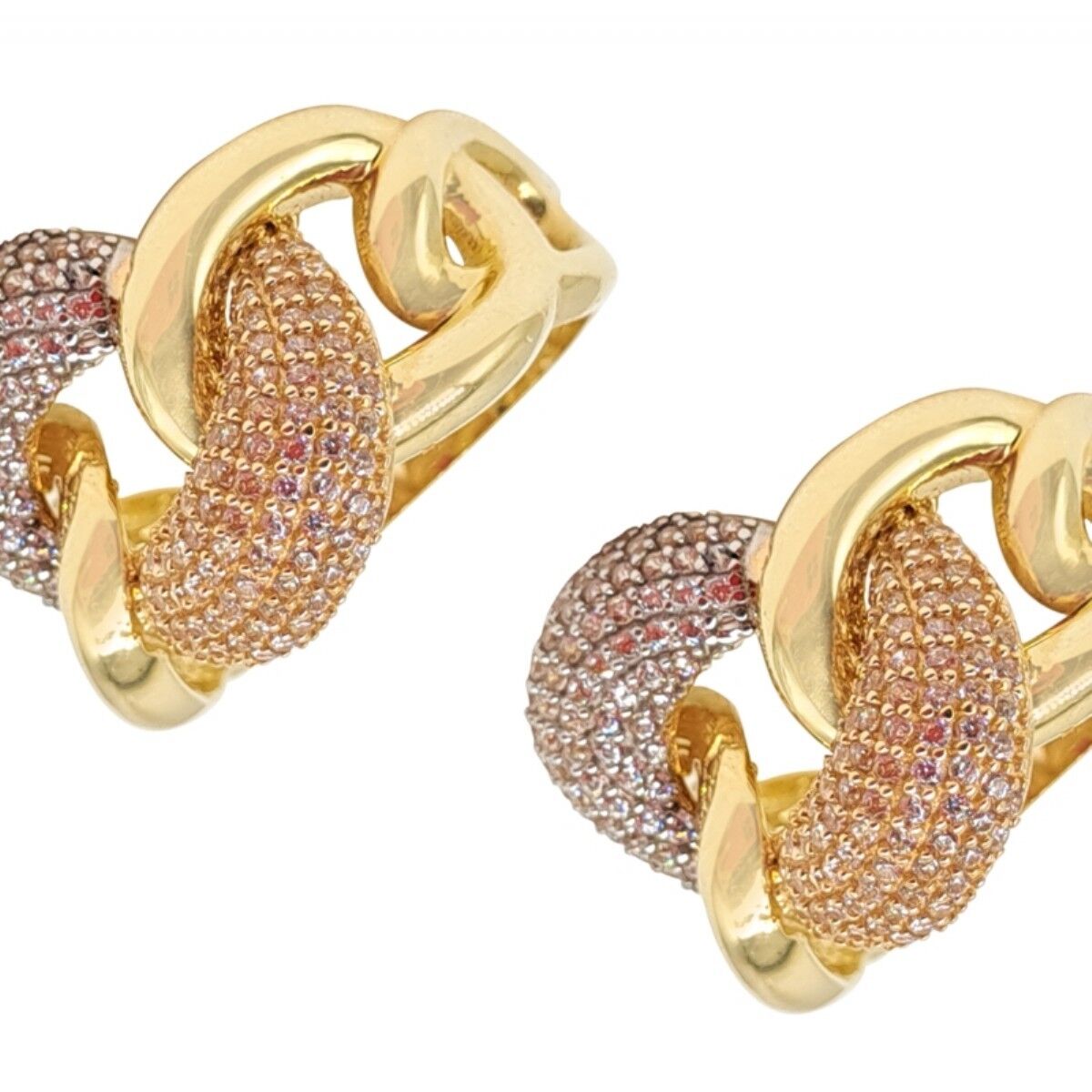 14 Ayar Dolgun Taşlı Trend Gurmet Altın Yüzük