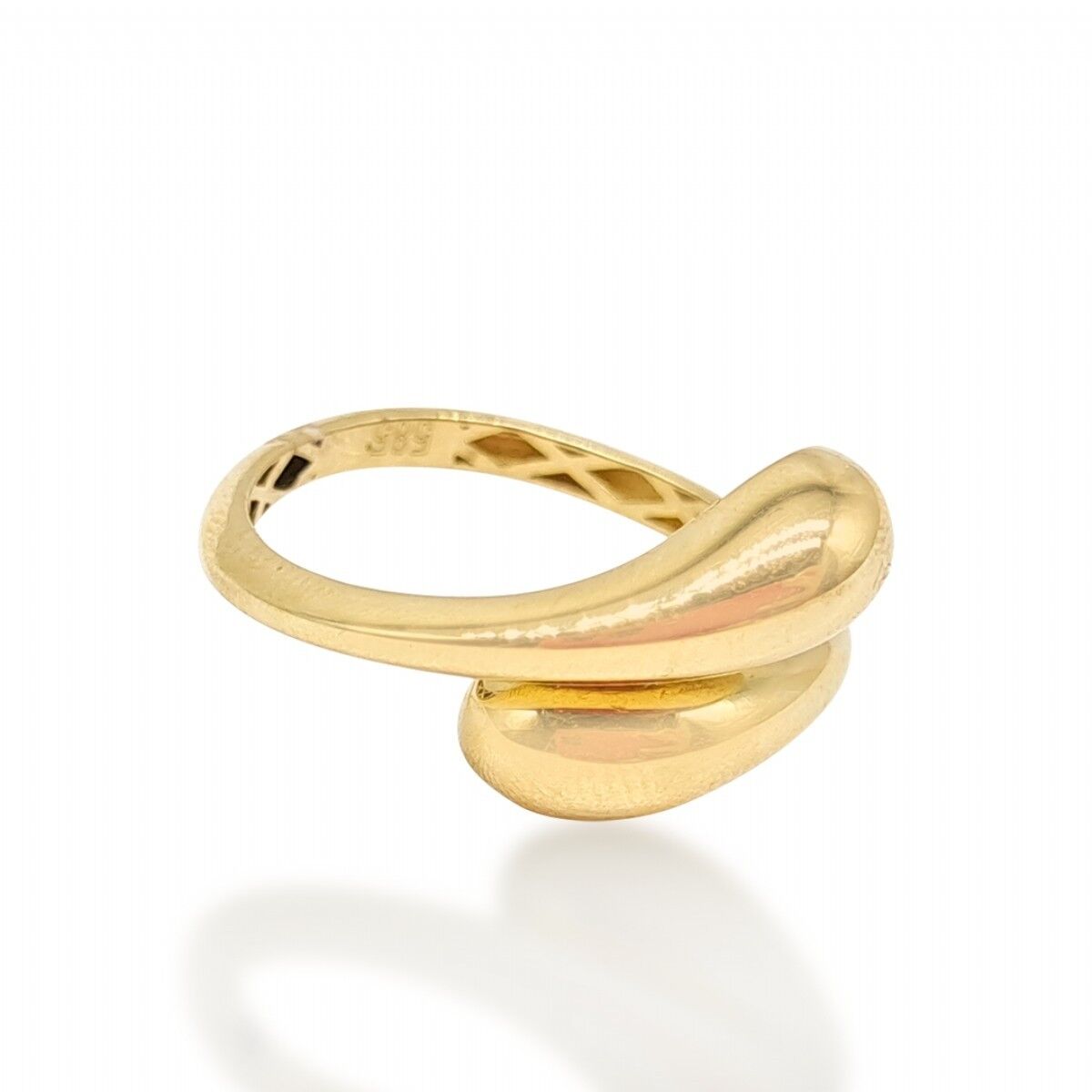 14 Ayar Damlalı Altın Yüzük