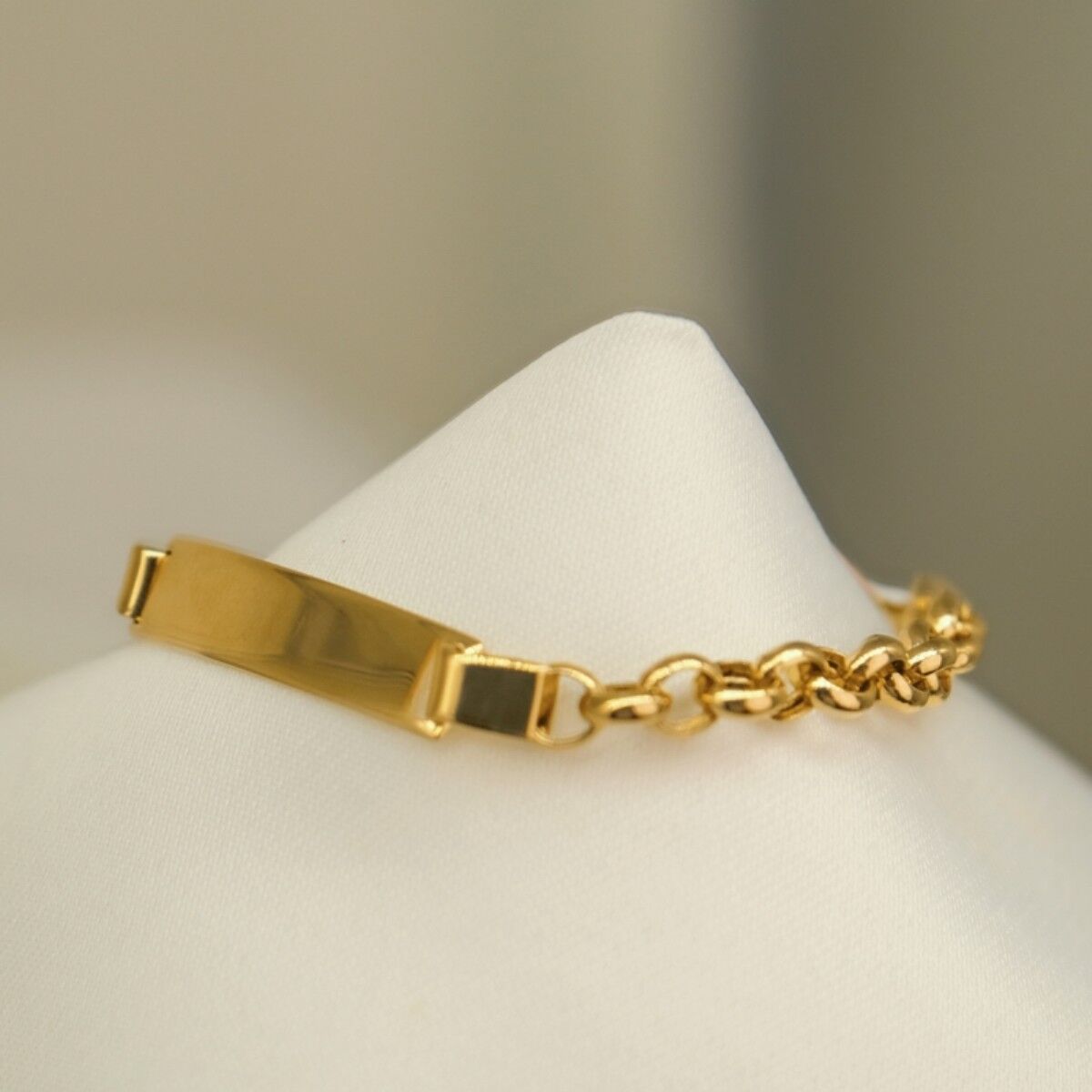 14 Ayar Doch Halka Zincir Altın Künye