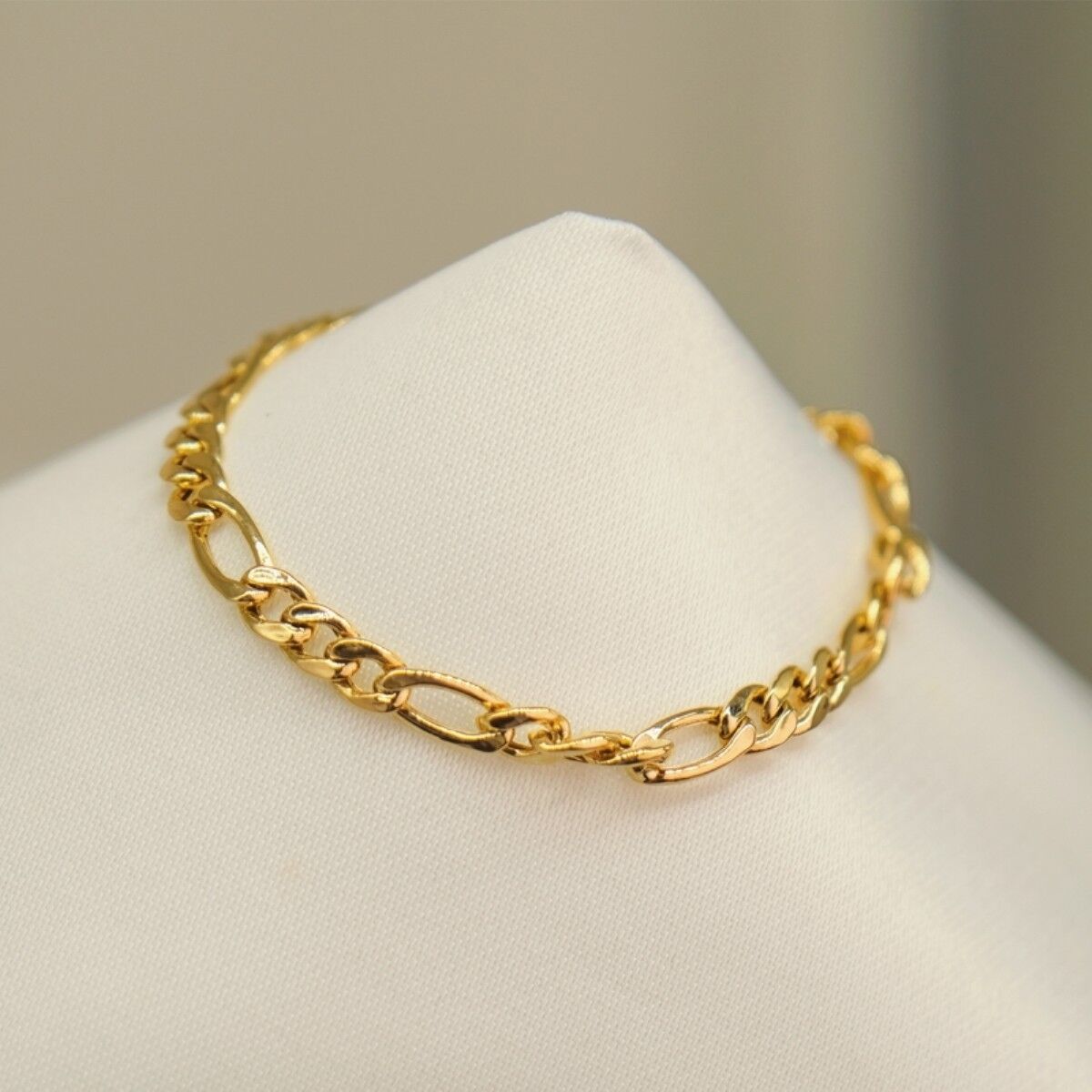 14 Ayar Figaro Zincir Altın Bileklik