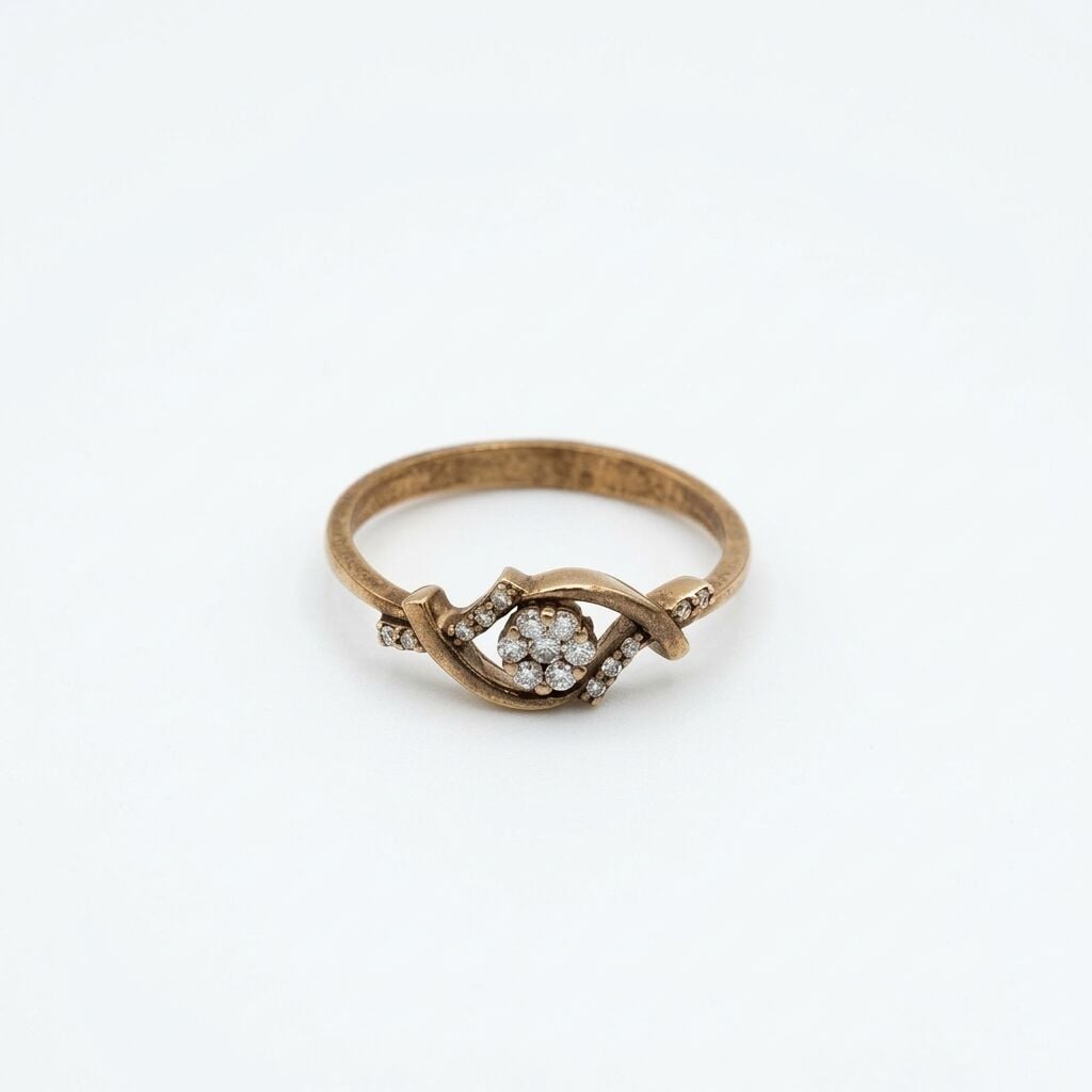 18 Ayar Taşlı Renkli Pırlanta Yüzük