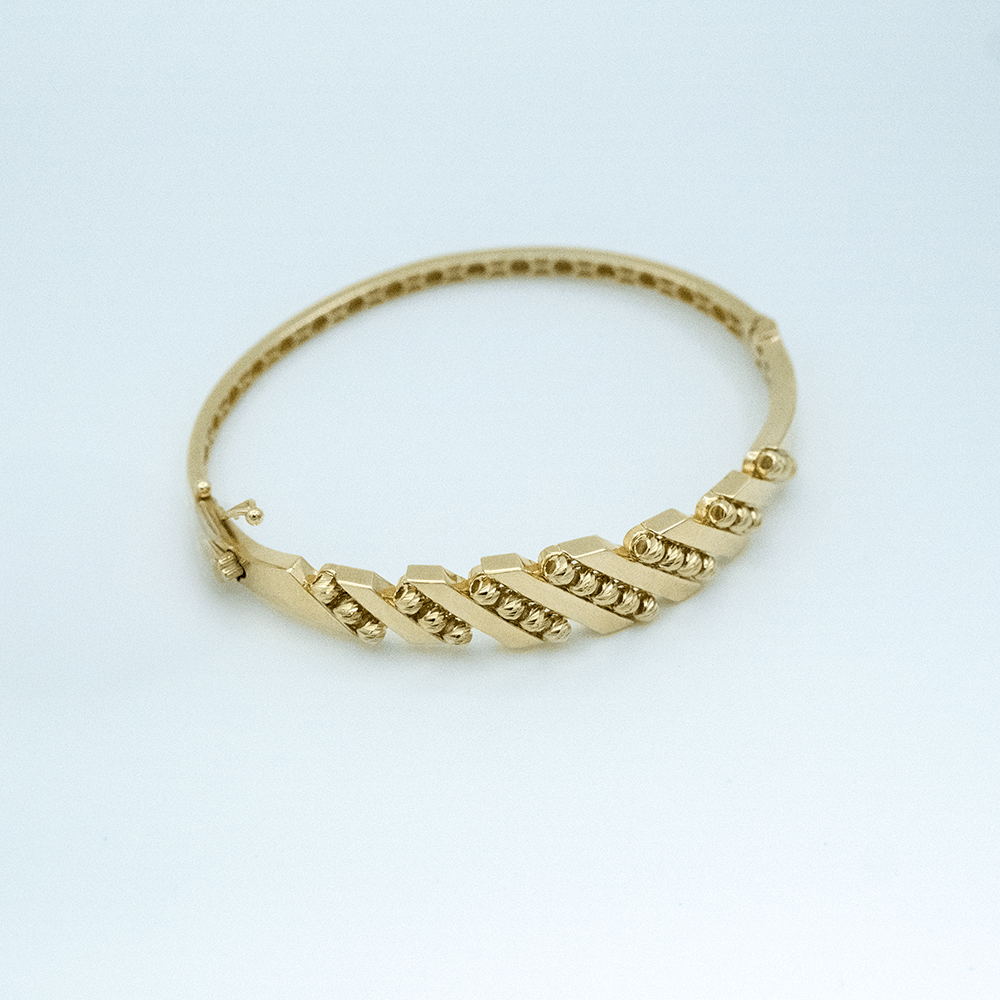 14 Ayar Dorikalı Kelepçe Altın Bileklik