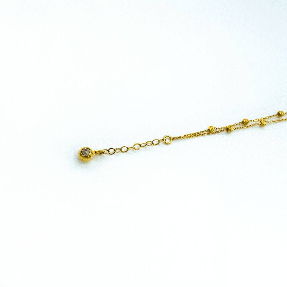 14 Ayar Pastel Düş   Altın Bileklik