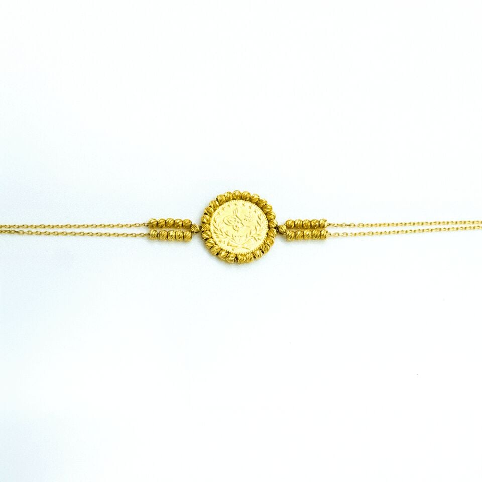 14 Ayar Tül Hissi   Altın Bileklik