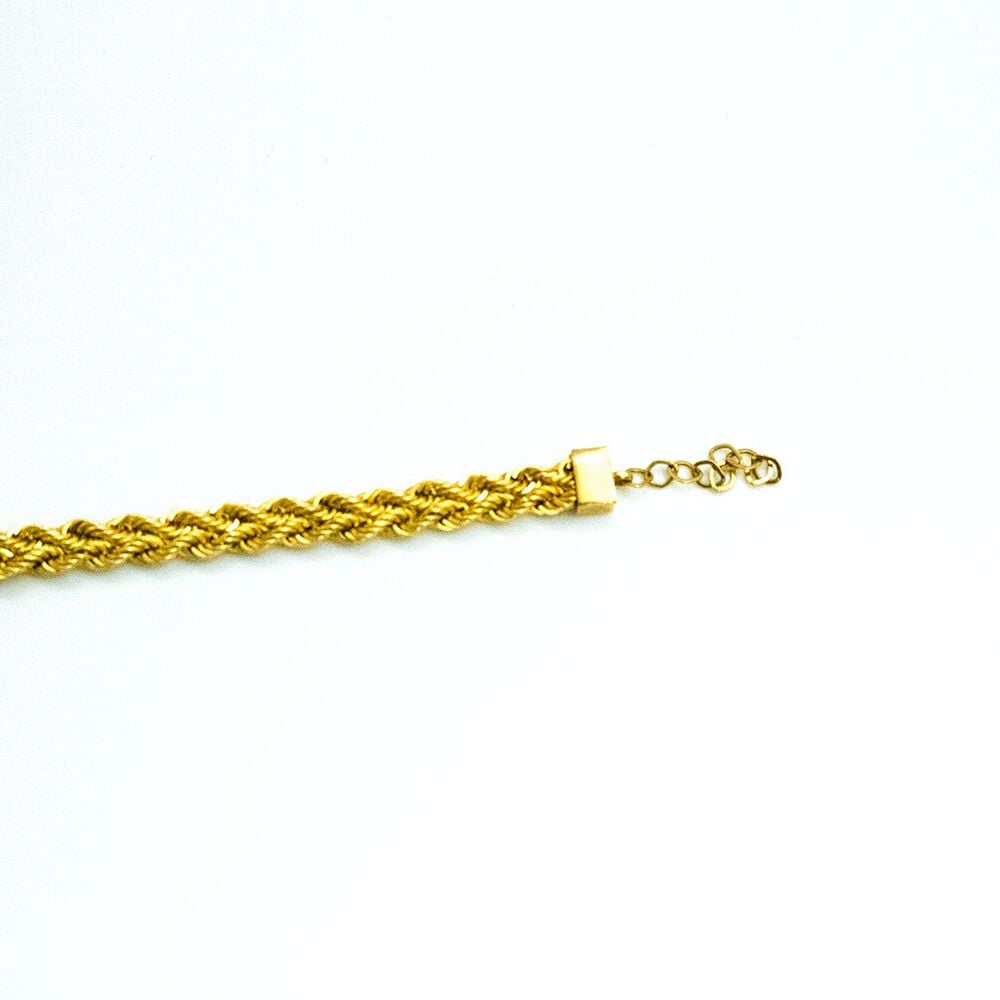 14 Ayar Sade Ton Altın Bileklik