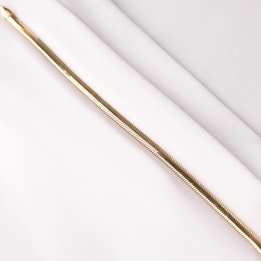 14 Ayar Balık Sırtı Altın Bileklik