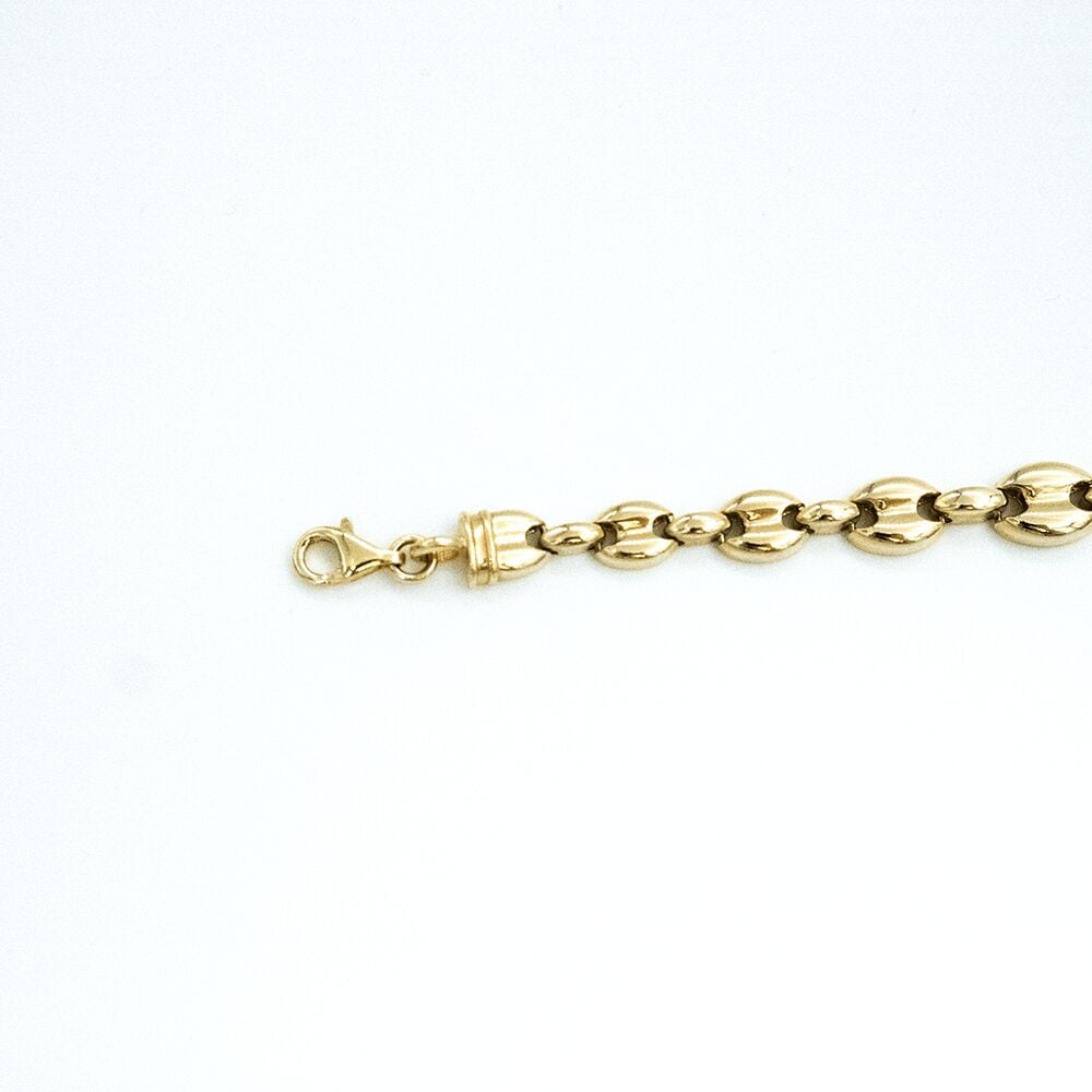 14 Ayar Kavisli Kesim Altın Bileklik