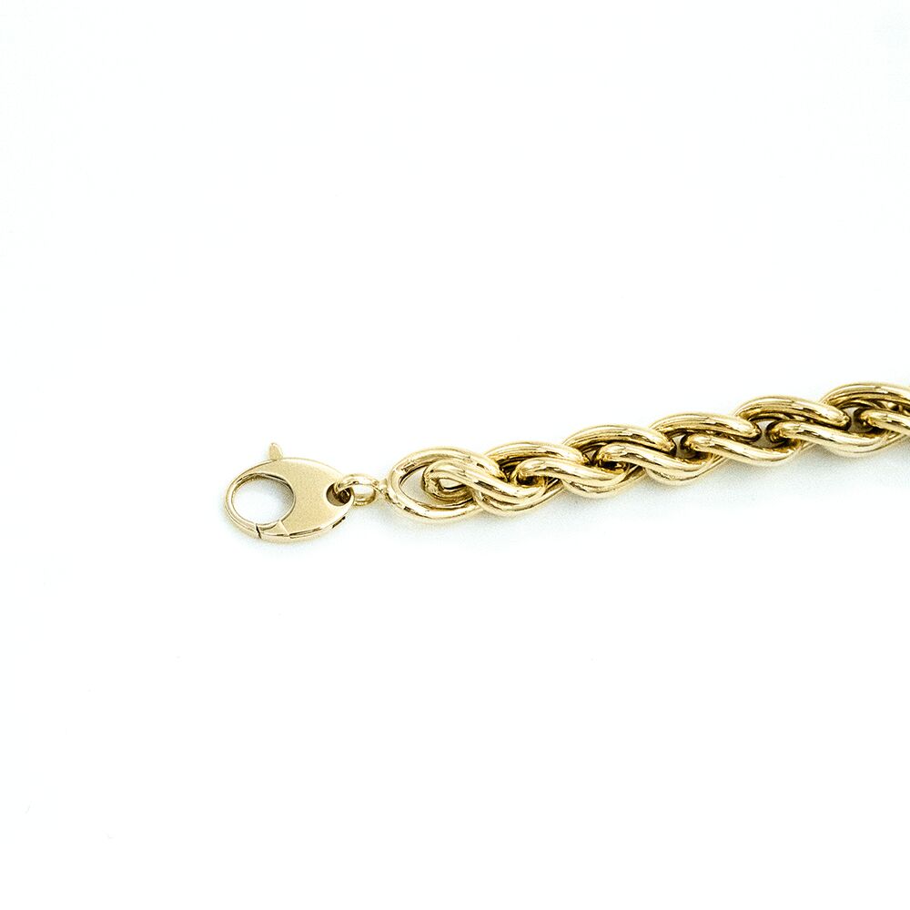 14 Ayar Sarmal Zincir Model Altın Bileklik