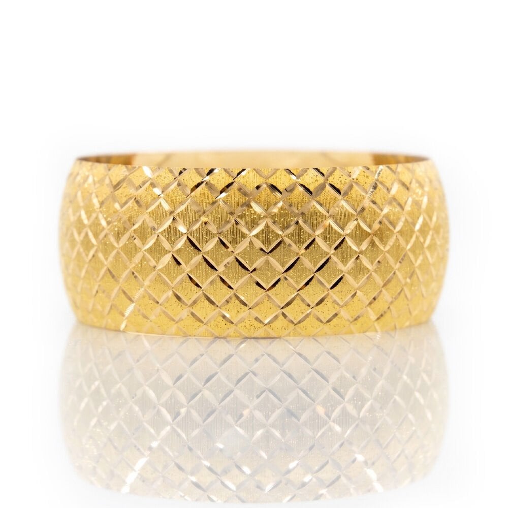 22 Ayar Baklava Desenli Kalemli Mega Altın Bilezik 60 Gr