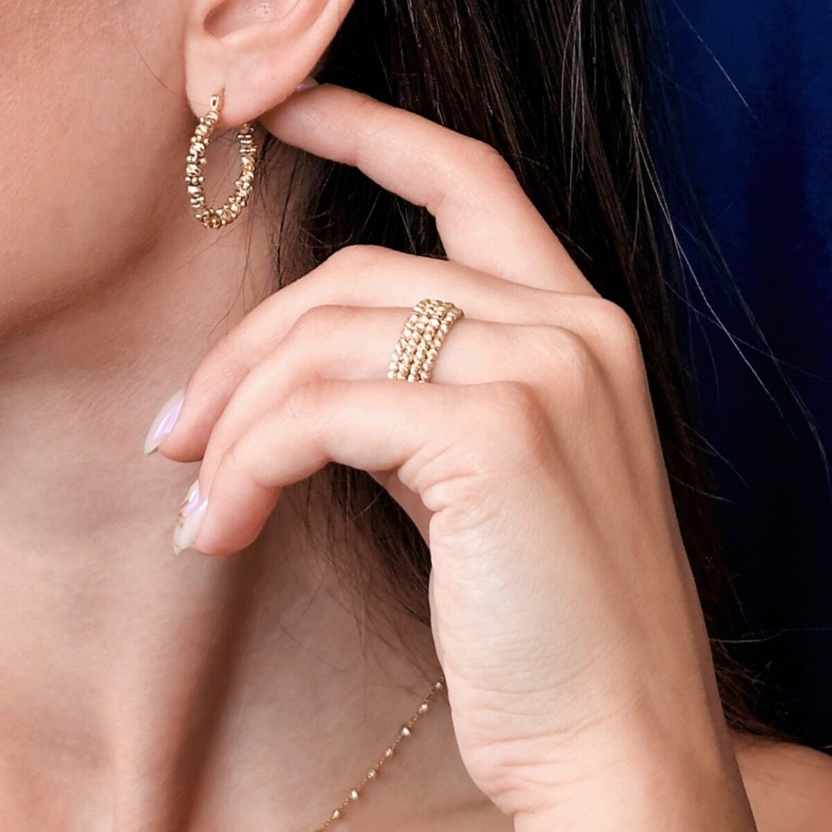 14 Ayar Dorika Toplu Altın Yüzük