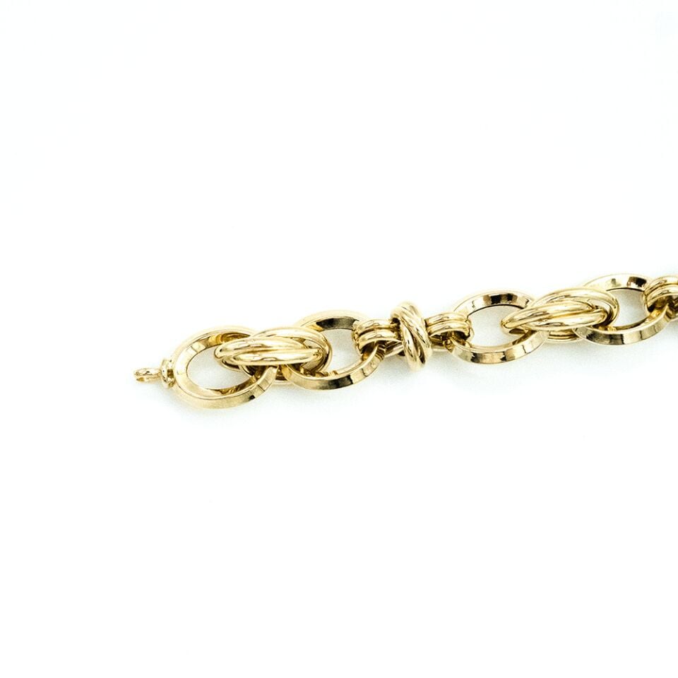 14 Ayar Kurdele Model Altın Bileklik