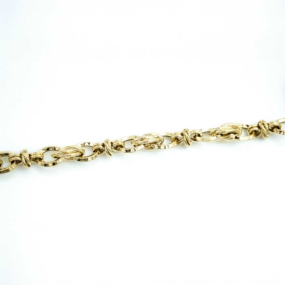 14 Ayar Kurdele Model Altın Bileklik