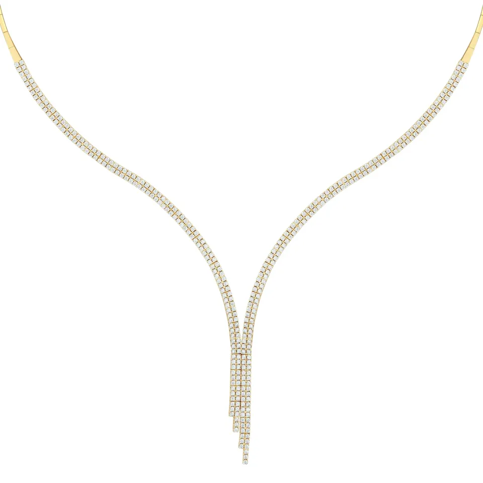 14 Ayar Su Yolu Altın Gerdanlık