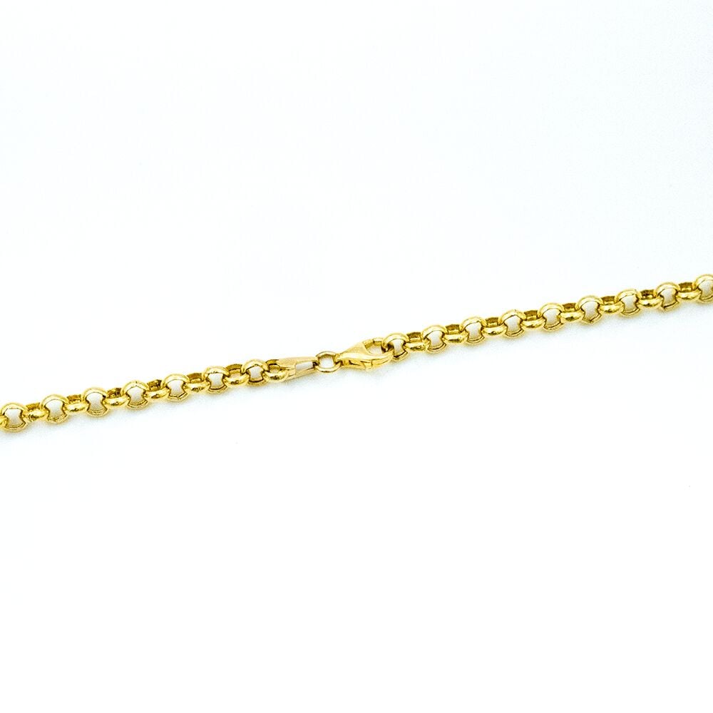 14 Ayar Çeyrek Zinciri Altın Bileklik