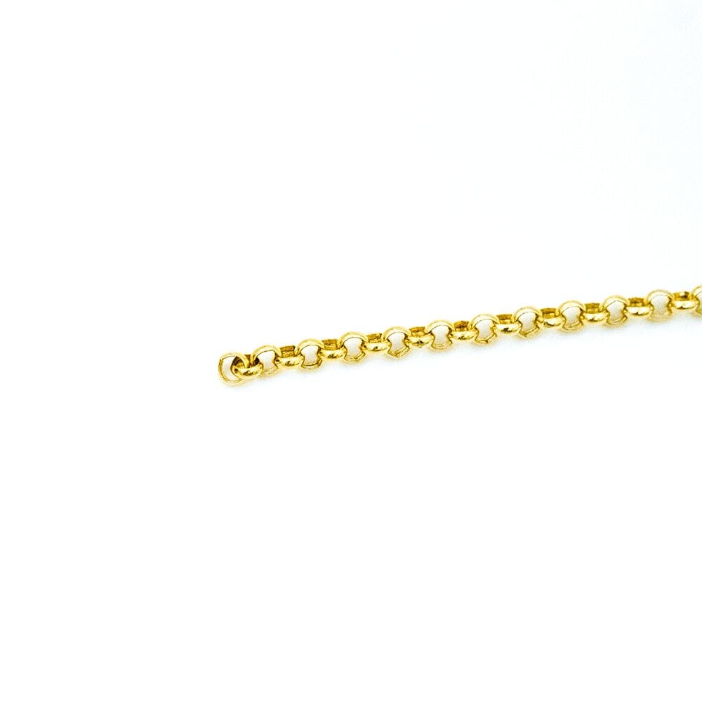 14 Ayar Çeyrek Zinciri Altın Bileklik