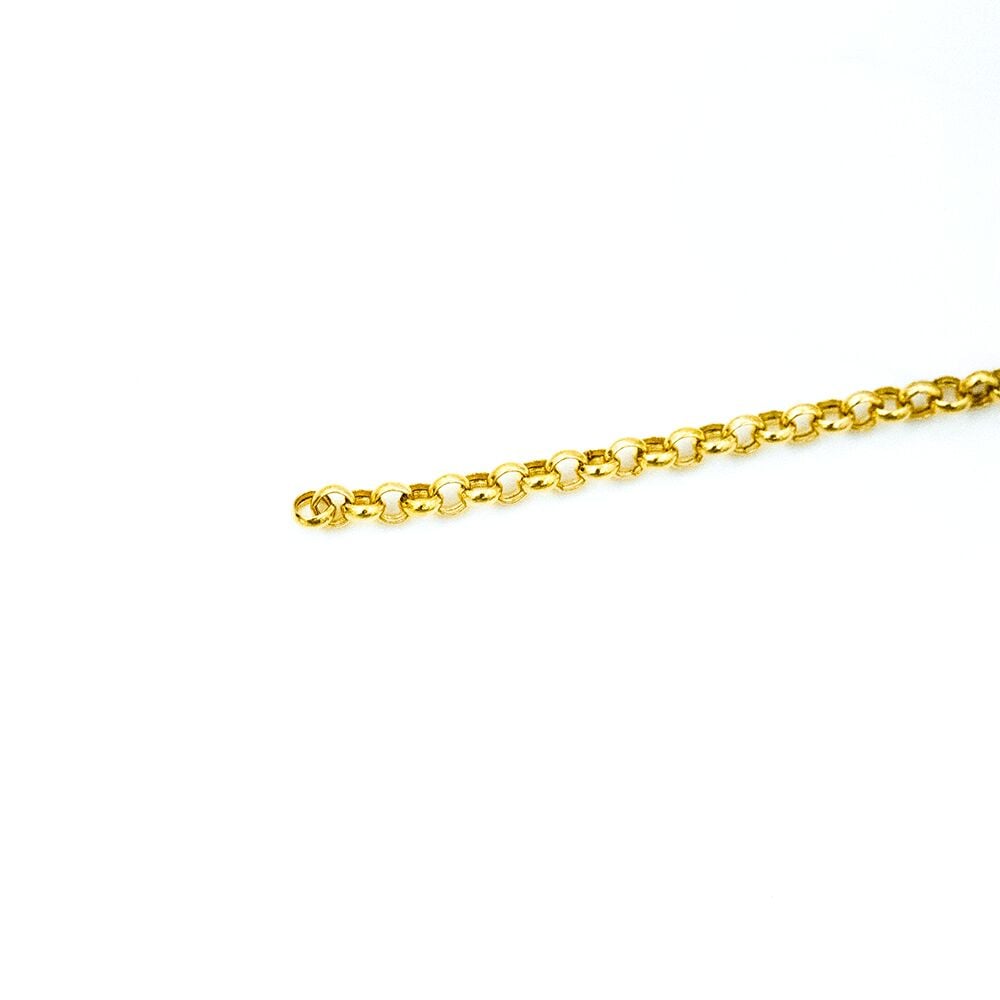 14 Ayar Çeyrek Zinciri Altın Bileklik