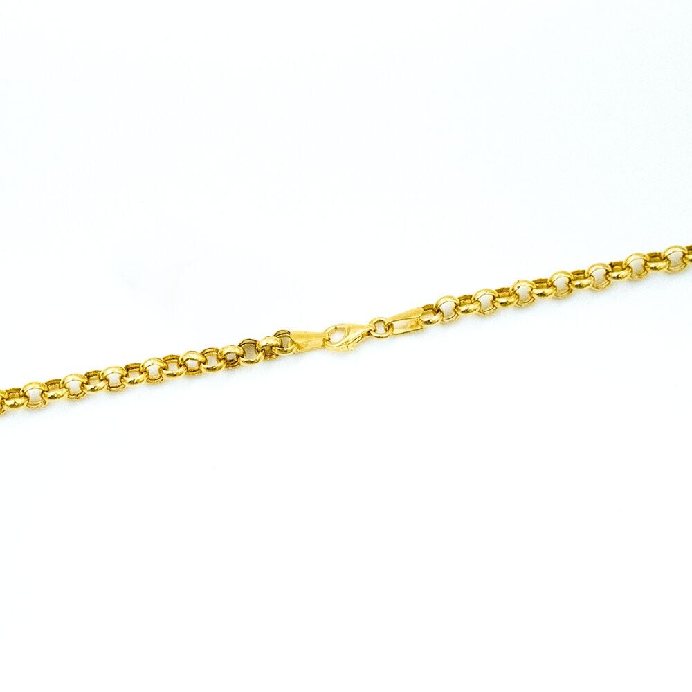 14 Ayar Çeyrek Zinciri Altın Bileklik