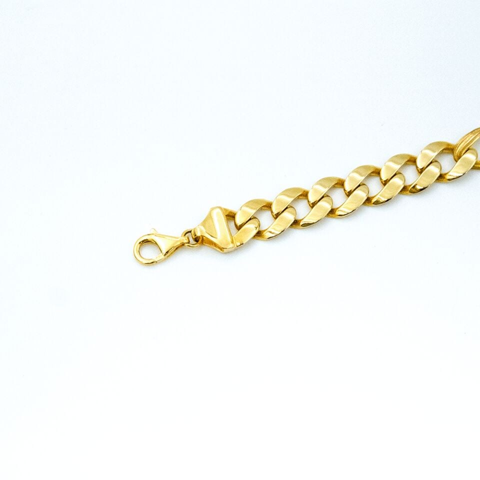 14 Ayar Gurmet Model Halkalı Altın Bileklik