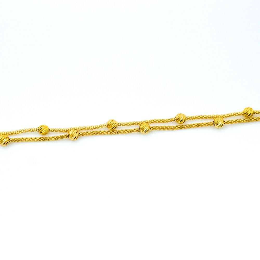 14 Ayar Dorika Toplu Altın Bileklik