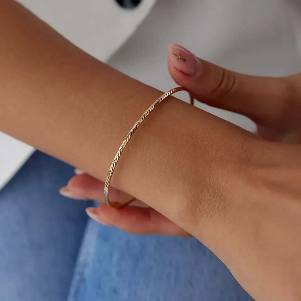 22 Ayar Başak Model Ajda Gold Altın Bilezik 10 Gr