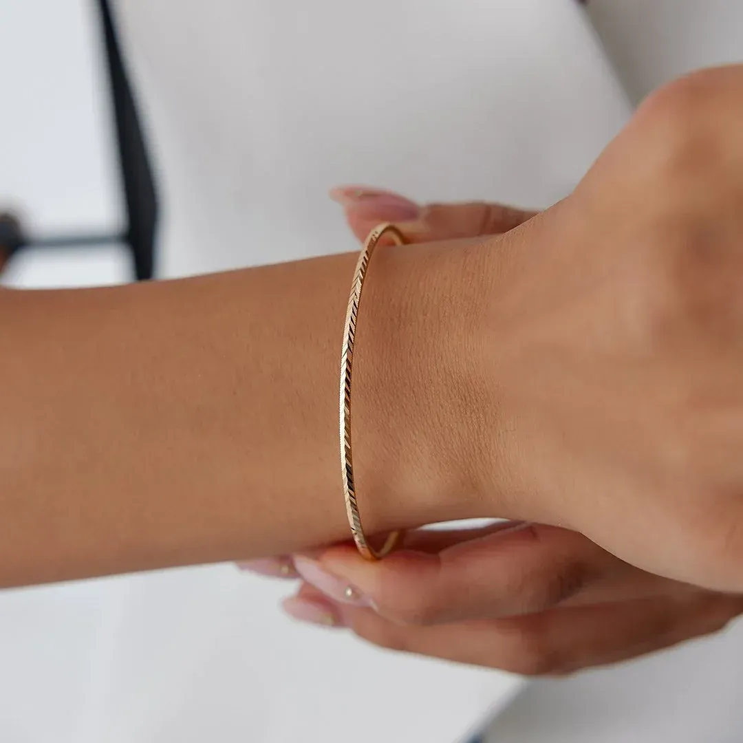 22 Ayar Başak Model Ajda Gold Altın Bilezik 10 Gr