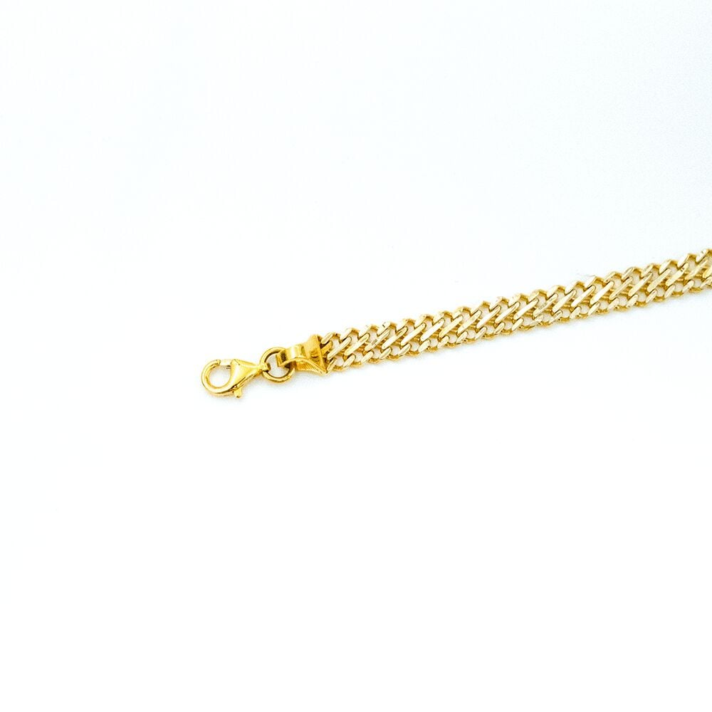 14 Ayar Yıldızlı Gurmet Model İşlemeli Altın Bileklik