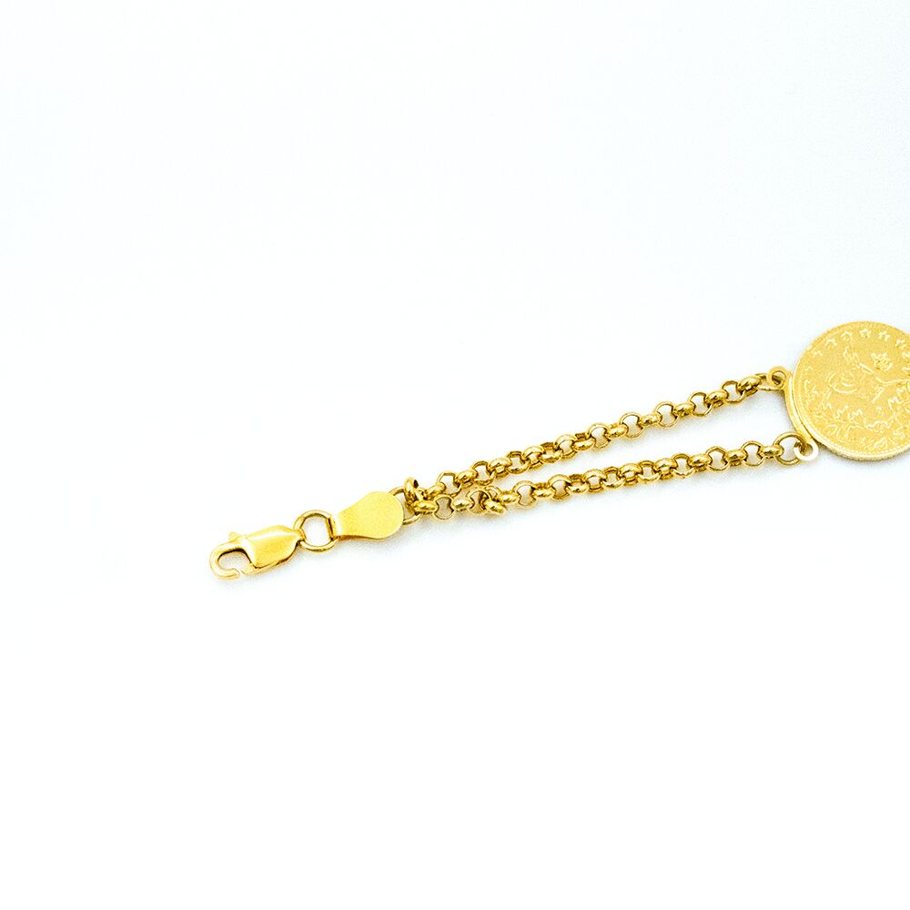 14 Ayar Reşat Zincirli Altın Bileklik