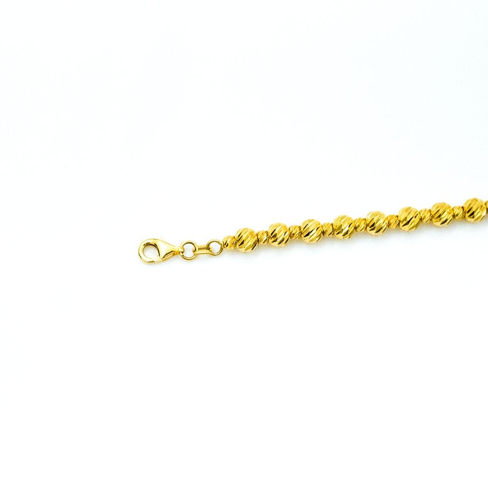 14 Ayar Büyük Küçük Dorika Toplu Altın Bileklik