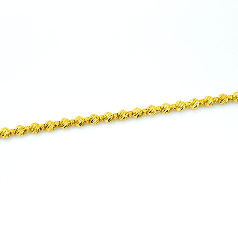 14 Ayar Büyük Küçük Dorika Toplu Altın Bileklik