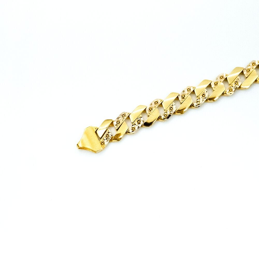 14 Ayar İşlemeli Gurmet Altın Bileklik