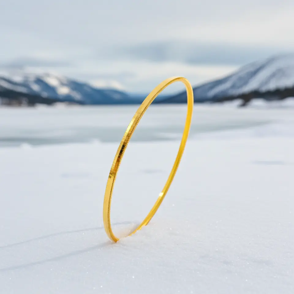 22 Ayar Oluklu Ajda Gold Altın Bilezik 10 Gr