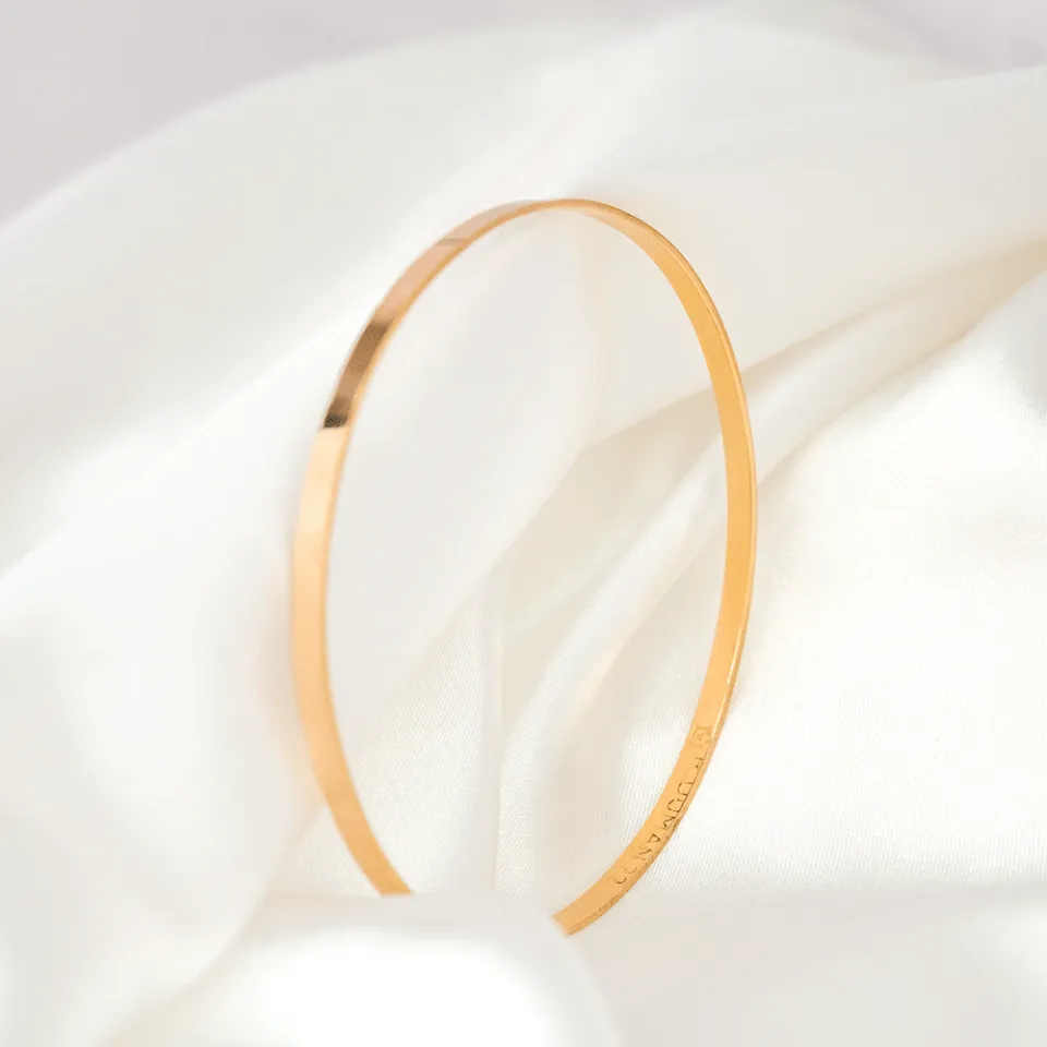 22 Ayar Düz Kibrit Çöpü Gold Altın Bilezik 15 Gr