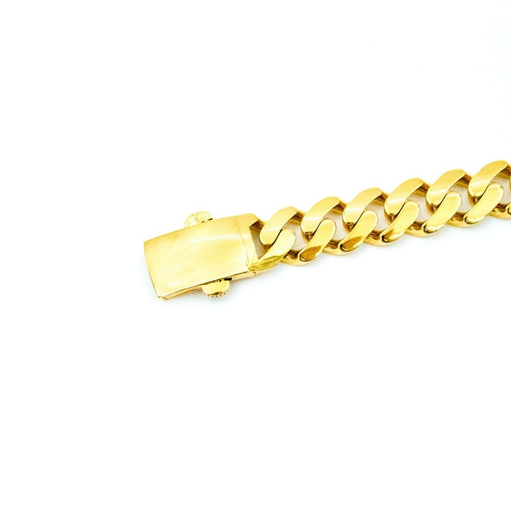 22 Ayar Kalın Gurmet Altın Bileklik