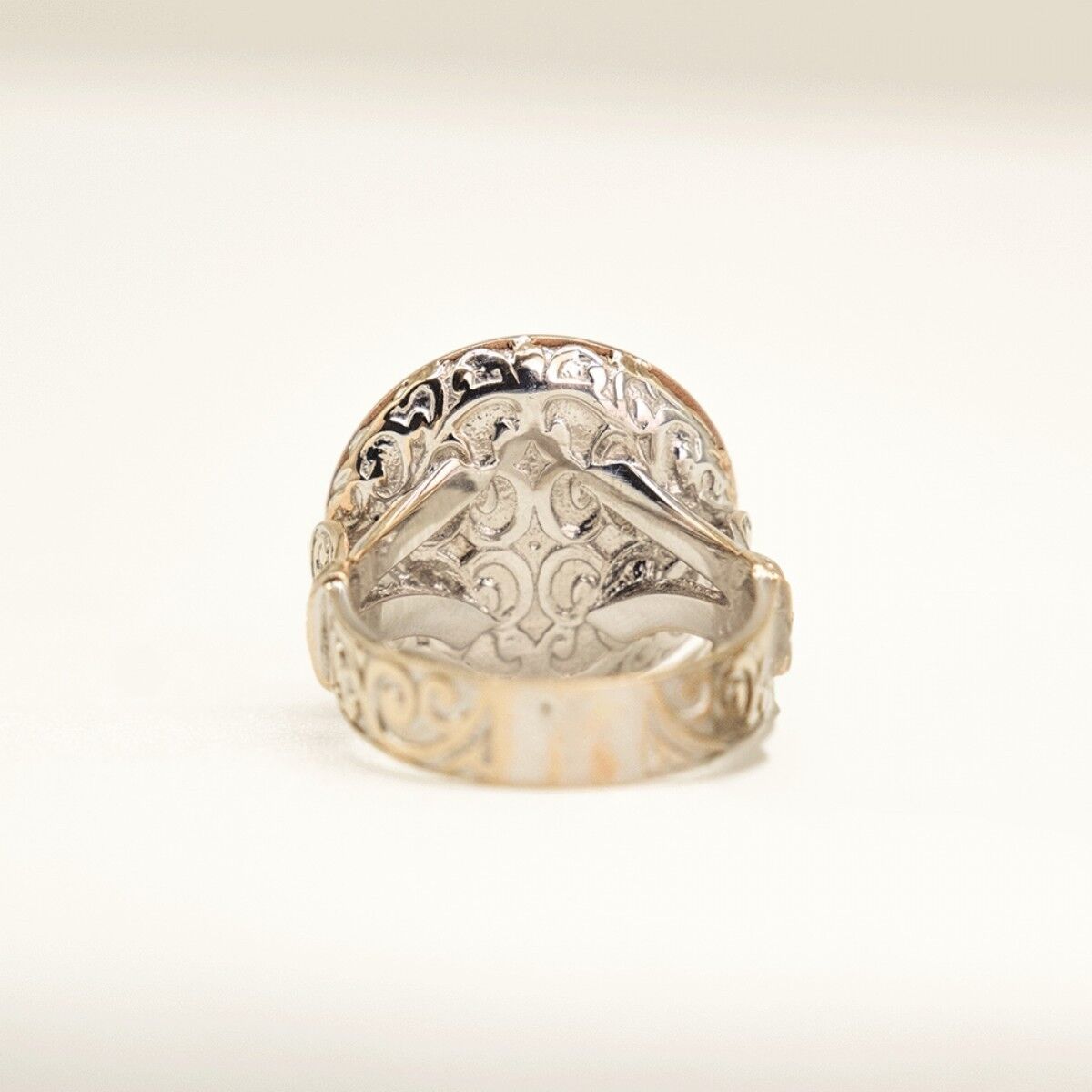 14 Ayar Arapça Yazılı Erkek Altın Yüzük