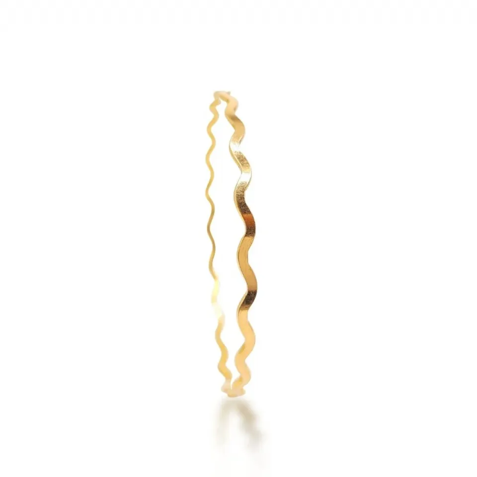 22 Ayar Zikzak Model Gold Altın Bilezik 15 Gr
