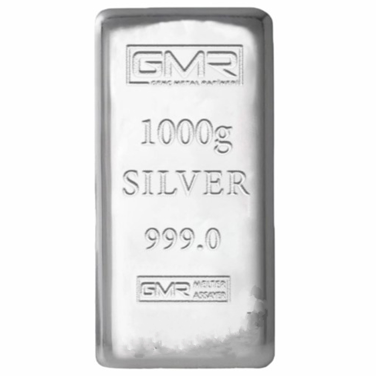 1000 Gr Külçe Gümüş (1 Kilo)