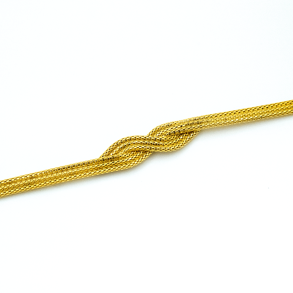 14 Ayar Zarif Duruş Altın Bileklik