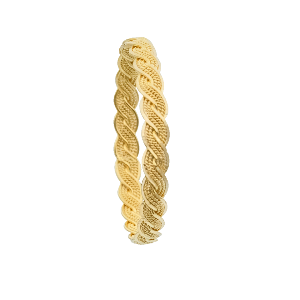 22 Ayar İkili Burgu Örme Model Gold Altın Bilezik 20 Gr