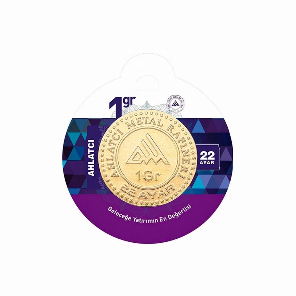 Ahlatçı 22 Ayar Külçe Gram Altın 1 Gr