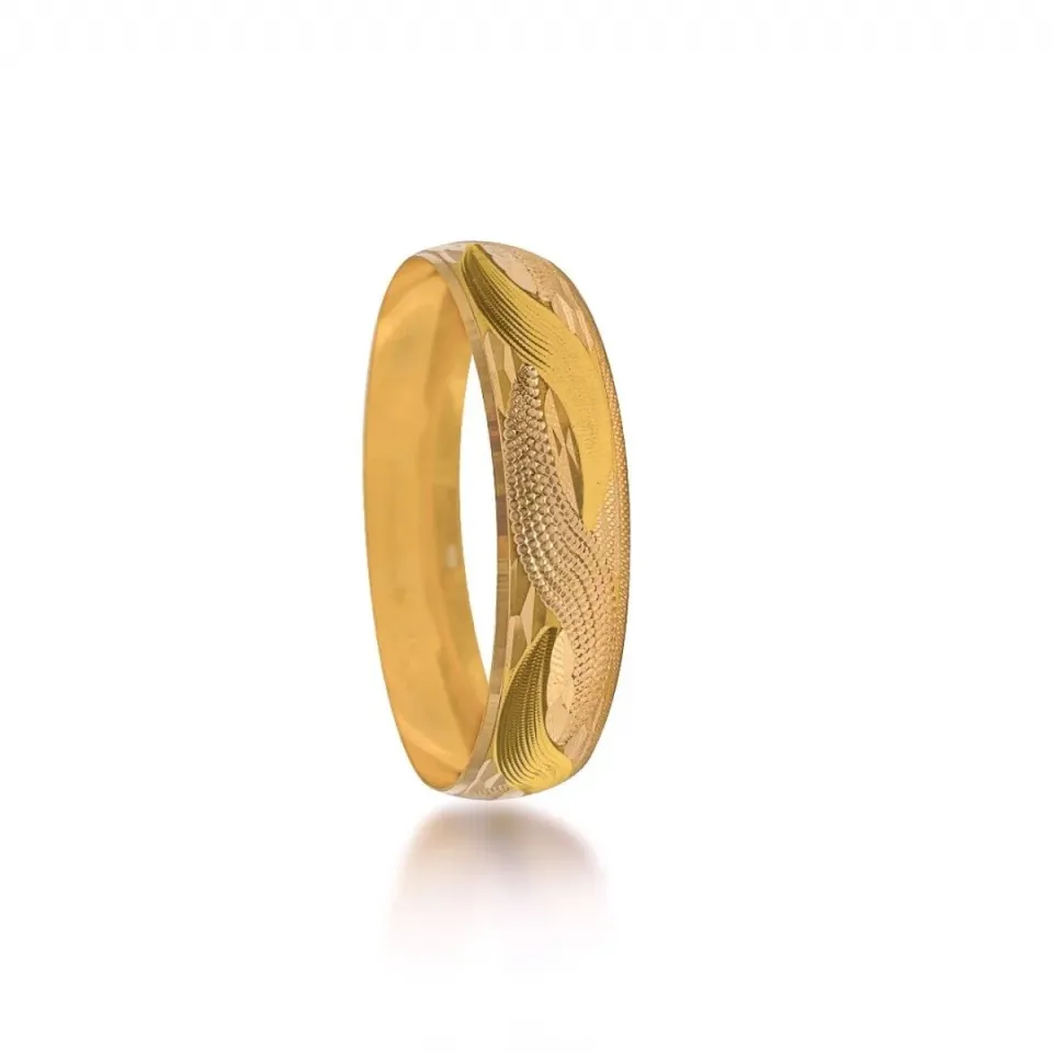 22 Ayar Nokta Dalgalı Mega Gold Altın Bilezik 40 Gr
