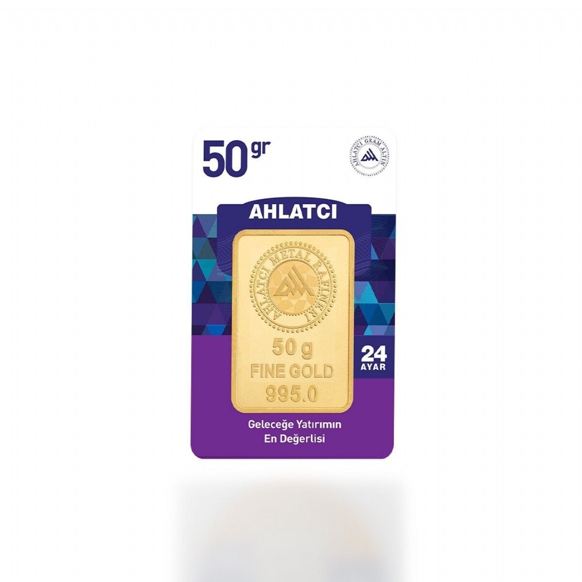 Ahlatçı 24 Ayar Külçe Gram Altın 50 Gr
