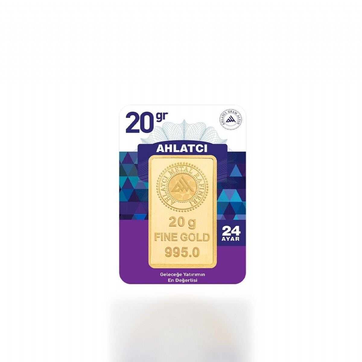 Ahlatçı 24 Ayar Külçe Gram Altın 20 Gr